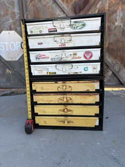 2/four drawer, steel sliding cabinets