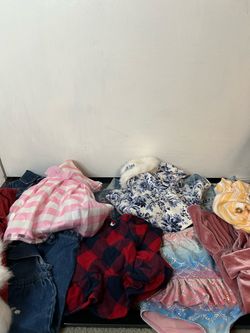 Bundle of baby girl clothes