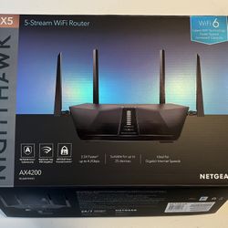 NETGEAR Nighthawk WiFi 6 Router, AX4200