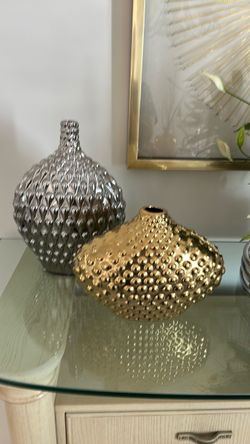 Silver gold decorative bases
