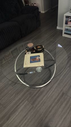 Glass living room set
