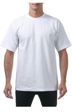 Pro Club Men's Heavyweight Cotton Short Sleeve Crew Neck T-Shirt