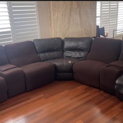 Brown Sectional OBO