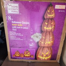 8ft Pumpkin Stack From Home Depot