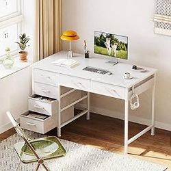 Computer Desk with 6 Drawers