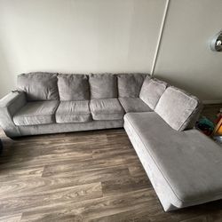 Grey sectional Couch