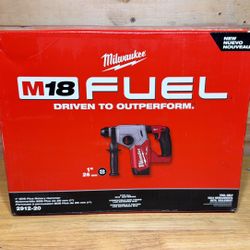 Milwaukee Model #2912-20  M18 FUEL 18V Lithium-Ion Brushless Cordless 1 in. SDS-Plus Rotary Hammer (Tool-Only)
