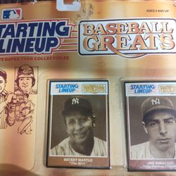 1989 Mantle DiMaggio start lineup toy