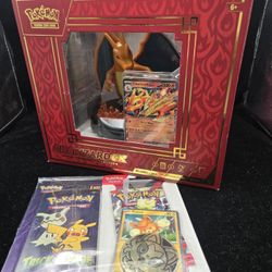 Pokemon Charizard EX Super Premium Collection Box Sealed Plus Blister Packs 
