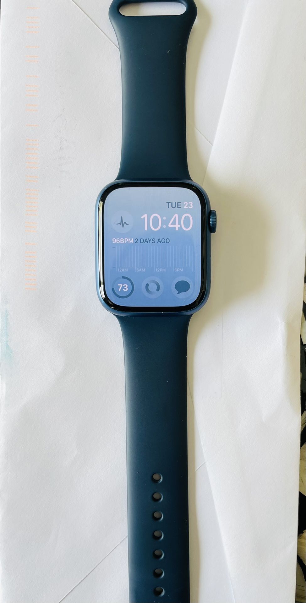 Apple Watch Series 7 with Charging Cord