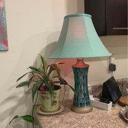 Mosaic Glass Table Lamp