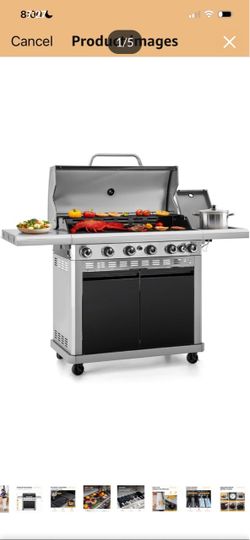BBQ Grill And Griddle Combo