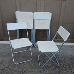 Folding Chairs - Set Of 12