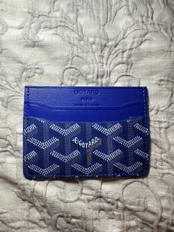 Blue Goyard Cardholder Wallet