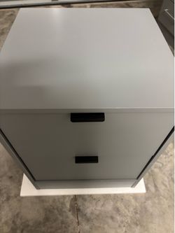 Gray Nightstand