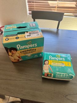 Brand new pampers size 4 diapers