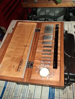 Precision Gauge Block Set in Wooden Case