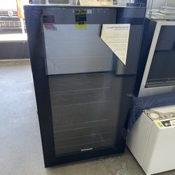 Mini Wine Fridge In Black