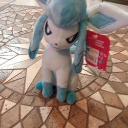 Brand New Pokemon Glaceon Plush