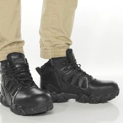 THOROGOOD MEN'S CROSSTREX SERIES SIDE ZIP WATERPROOF  COMPOSITE TOE Size 10.5 M