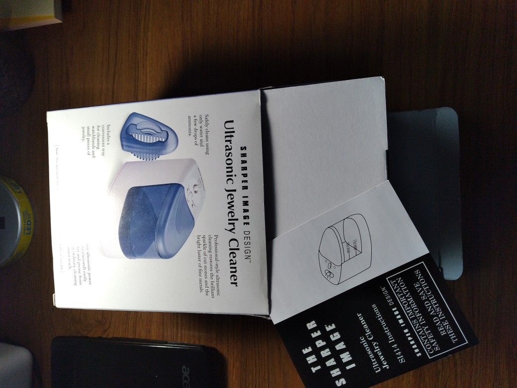 Sharper Image Design Ultrasonic Jewelery Cleaner