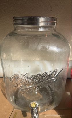 Mason Craft & More Glass Beverage Dispenser