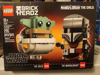 LEGO THE CHILD (GROGU) & THE MANDALORIAN BRICKHEADZ SET #75317