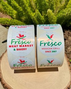 CUSTOM BOPP LABELS FOR BUSINESS advertising Cups Drinks Hydro Flasks Cosmetics Party Goody Bags