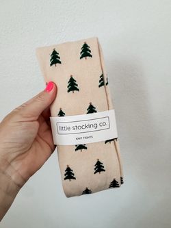 Christmas Tights Girls 3-4 Years New Little Stocking Co