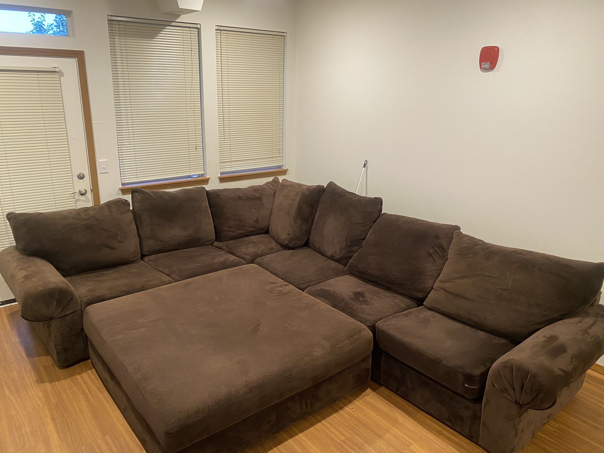 Large Brown Sectional