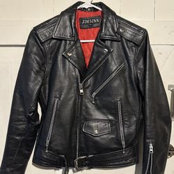 Black Leather Motorcycle Jacket