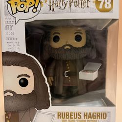 NEW. Funko Pop! Harry Potter Rubeus Hagrid with Cake Figure.  #78