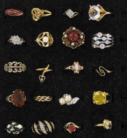 Twenty-Four Costume Cocktail and Dress Rings