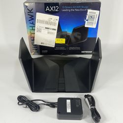 NETGEAR Nighthawk RAX120 AX12 12-Stream AX WiFi Router AX6000 in Box