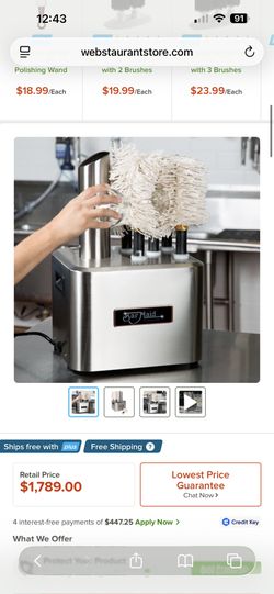 Bar Maid Electric Glass Cleaner
