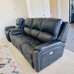 Power Recliner Sofa - With USB