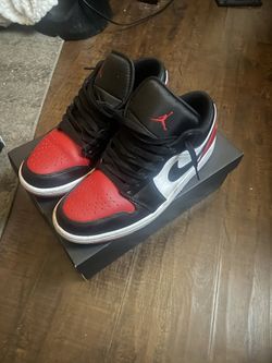 Air Jordan 1 Low Bred Toe