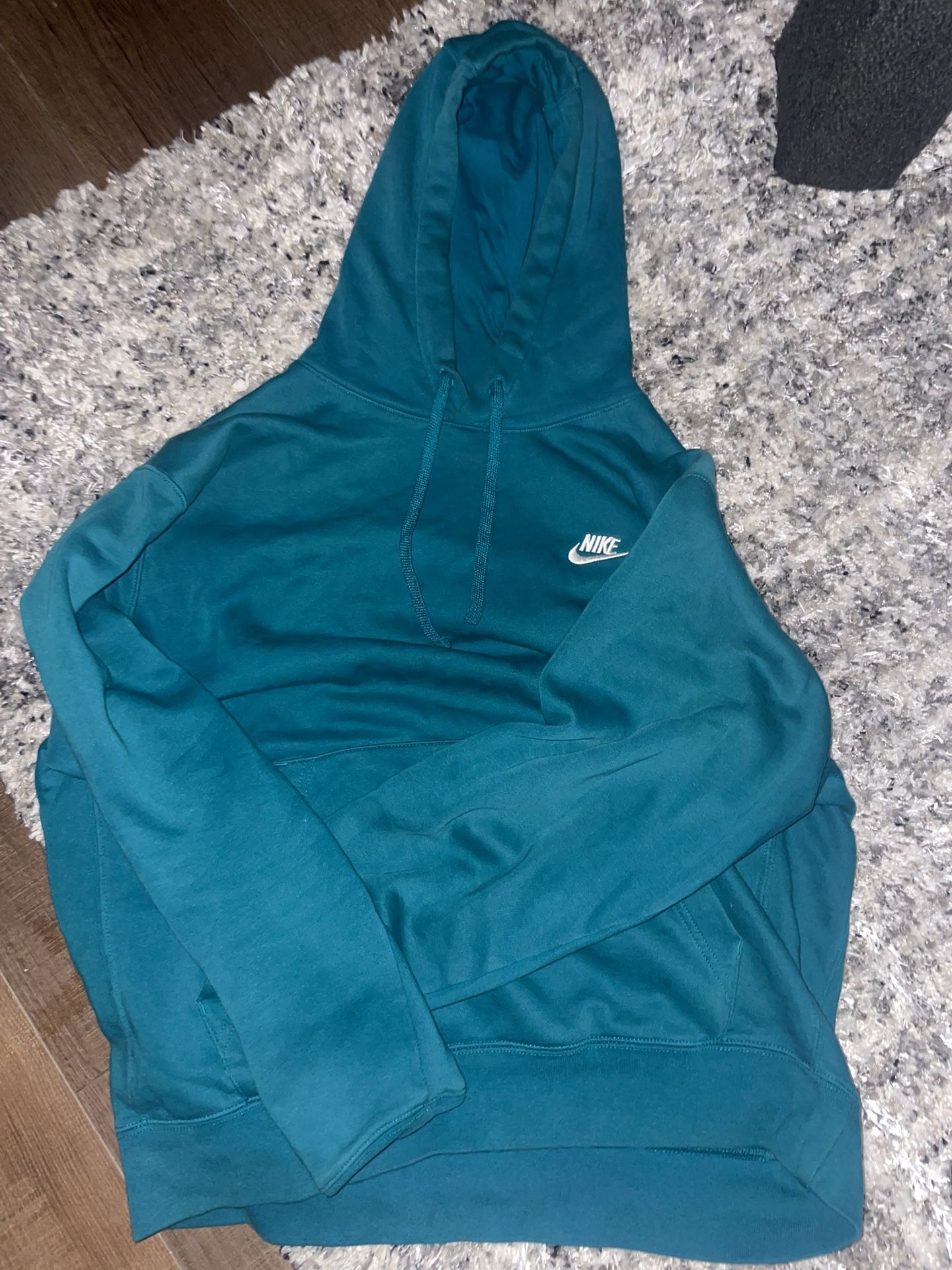 blue nike hoodie
