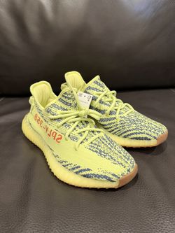 Size 7 Yeezy 350 Boost V2 Semi Frozen Yellow