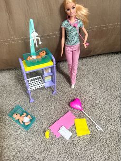 🌟 BARBIE BABY DOCTOR / NURSE SET – LIKE NEW 🌟