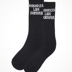 Assholes Live Forever Socks 