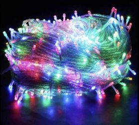 Luces De navidad LED, De 60 pies De Largo. Súper Ahorrativas En Electricidad. No Calientan.
