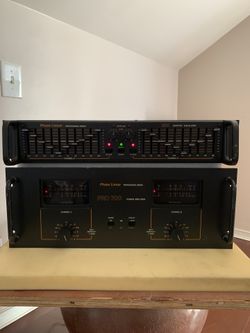 Phase Linear Professional Series 700 Watt Power Amplifier And Matching Equalizer