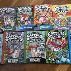 Captain underpants books. Sold as set. Excellent condition. 