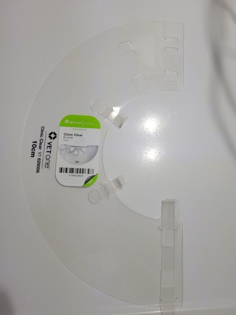 VetOne Clinic Clear C- Collar V1 (contact info removed) 10CM