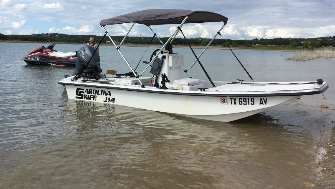 Boat Carolina skiff J14 for Sale in San Antonio, TX - OfferUp