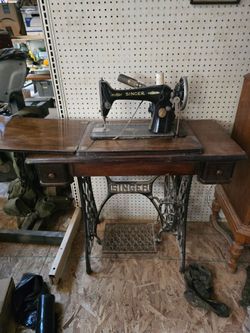 Antique Singer treadle sewing machine