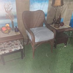 2 Tables Side Tables Solid Wood 