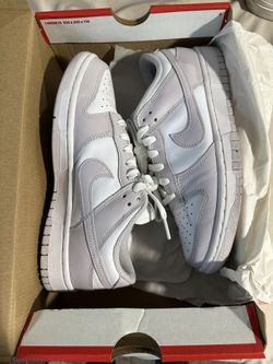 White/lilac Dunks