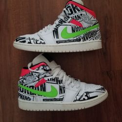Jordan 1s All Over Logos Edition 🔥